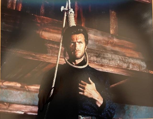 CLINT EASTWOOD SIGNED THE GOOD, BAD AND THE UGLY 14X11 PHOTO (1) ALSO ACOA