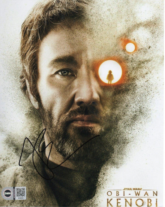 JOEL EDGERTON SIGNED OBI-WAN KENOBI 8X10 PHOTO ALSO SWAU