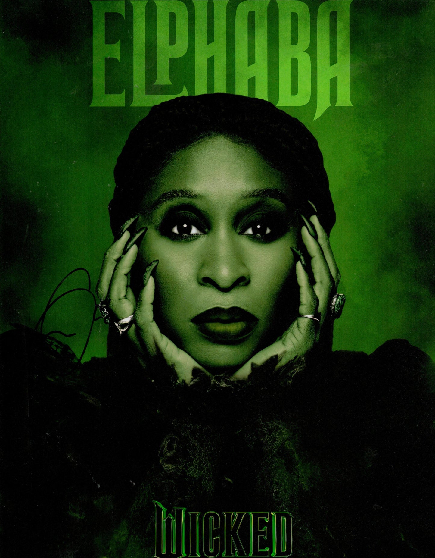 CYNTHIA ERIVO SIGNED WICKED 14X11 PHOTO (2)
