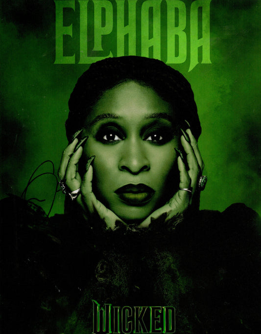 CYNTHIA ERIVO SIGNED WICKED 14X11 PHOTO (2)