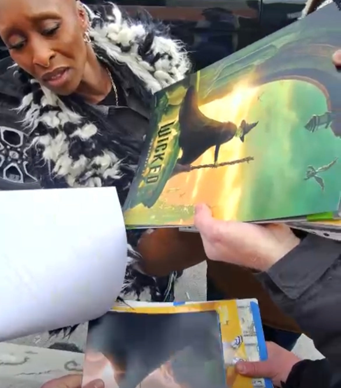 CYNTHIA ERIVO SIGNED WICKED 14X11 PHOTO (1) ALSO SWAU