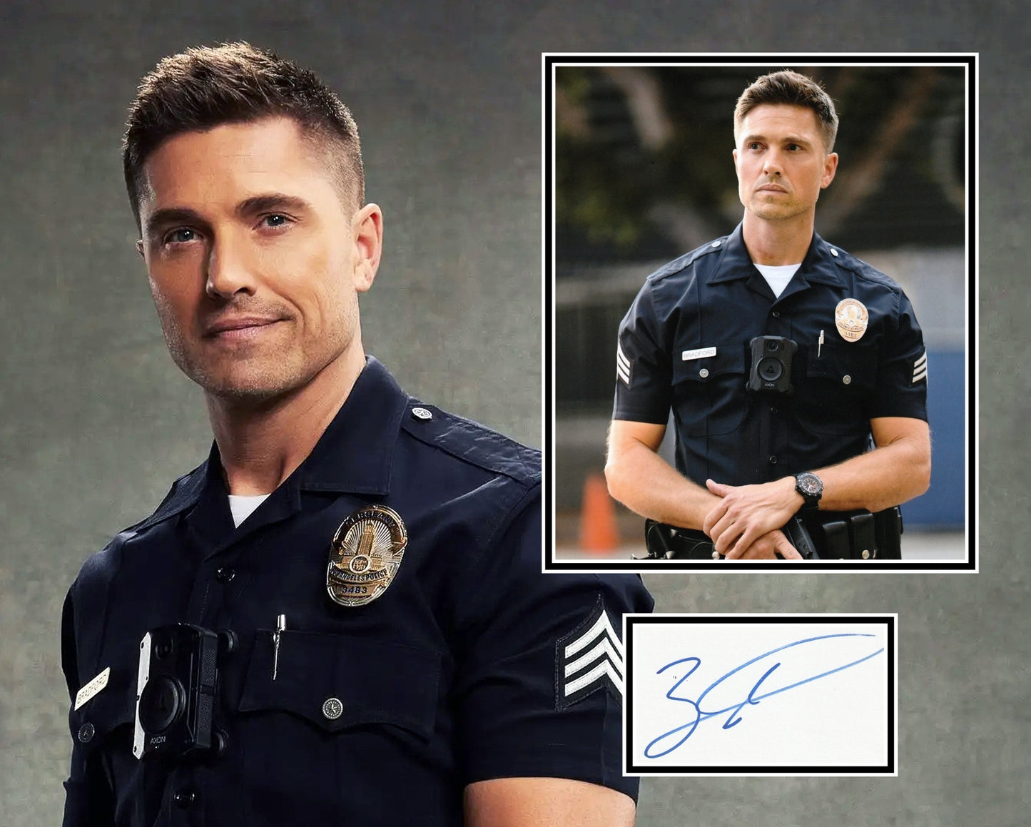 ERIC WINTER SIGNED THE ROOKIE PHOTO MOUNT