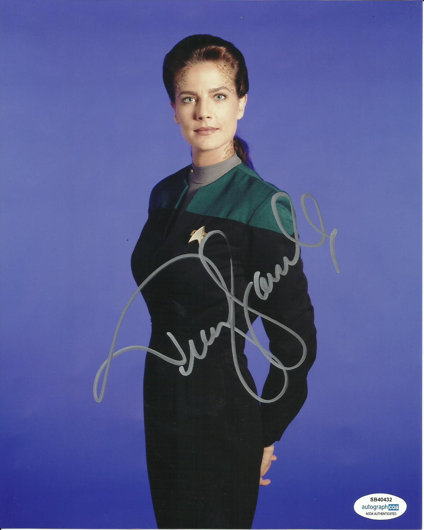 TERRY FARRELL SIGNED STAR TREK DEEP SPACE NINE 10X8 PHOTO (2) ALSO ACOA CERTIFIED
