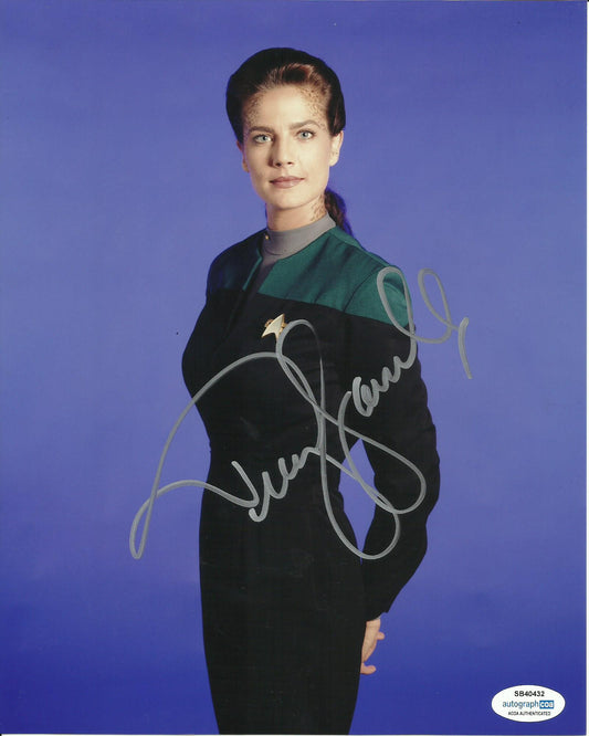 TERRY FARRELL SIGNED STAR TREK DEEP SPACE NINE 10X8 PHOTO (2) ALSO ACOA CERTIFIED