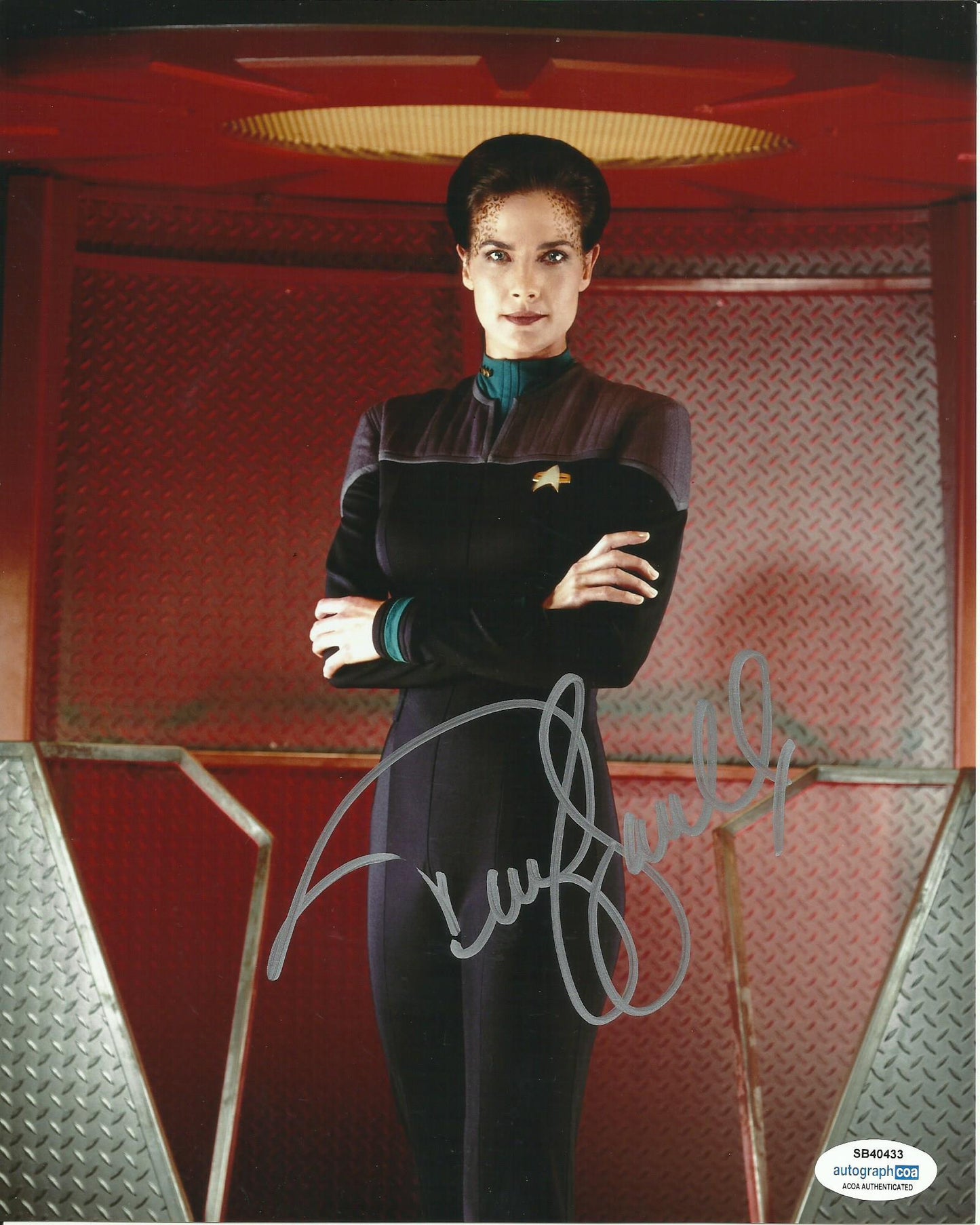 TERRY FARRELL SIGNED STAR TREK DEEP SPACE NINE 10X8 PHOTO (3) ALSO ACOA CERTIFIED