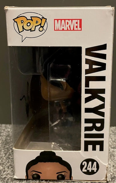 TESSA THOMPSON SIGNED VALKYRIE THOR RAGNAROK FUNKO POP (1)
