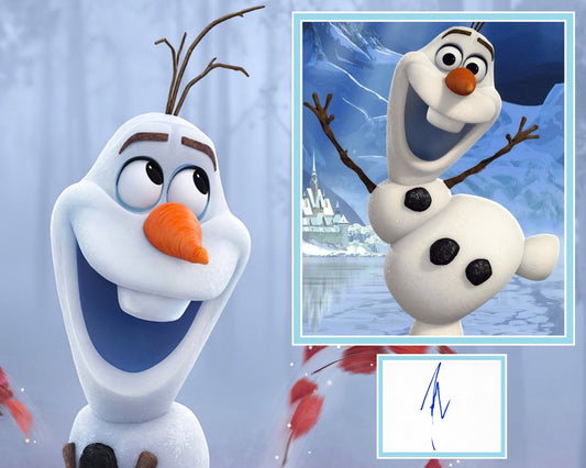 JOSH GAD SIGNED FROZEN PHOTO MOUNT UACC REG 242