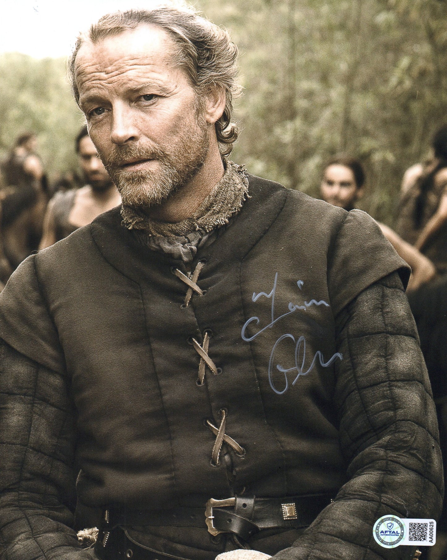 IAIN GLEN SIGNED GAME OF THRONES 8X10 PHOTO (12) ALSO AFTAL AUTHENTICATION