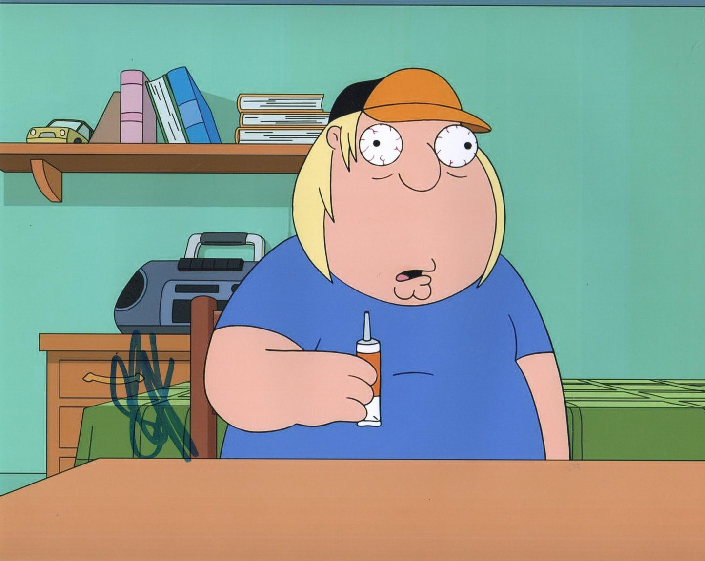SETH GREEN SIGNED FAMILY GUY 8X10 PHOTO (4)