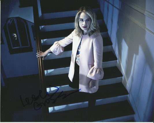 LESLIE GROSSMAN SIGNED AMERICAN HORROR STORY 10X8 PHOTO