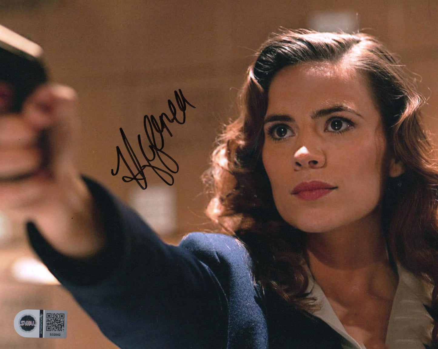 HAYLEY ATWELL SIGNED AGENT CARTER 10X8 PHOTO (1) ALSO SWAU