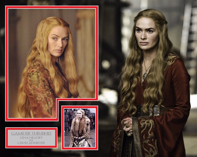 LENA HEADEY SIGNED GAME OF THRONES PHOTO MOUNT UACC REG 242