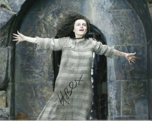 HELENA BONHAM CARTER SIGNED HARRY POTTER 10X8 PHOTO (3)