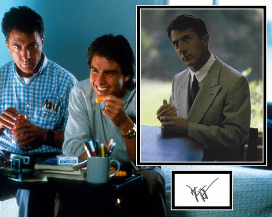 DUSTIN HOFFMAN SIGNED RAIN MAN PHOTO MOUNT UACC REG 242