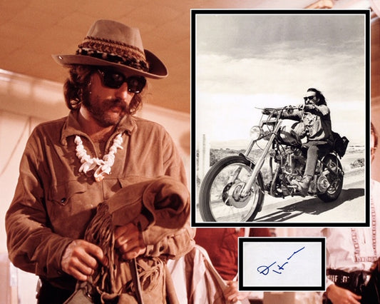 DENNIS HOPPER SIGNED EASY RIDER PHOTO MOUNT UACC REG 242 ACOA