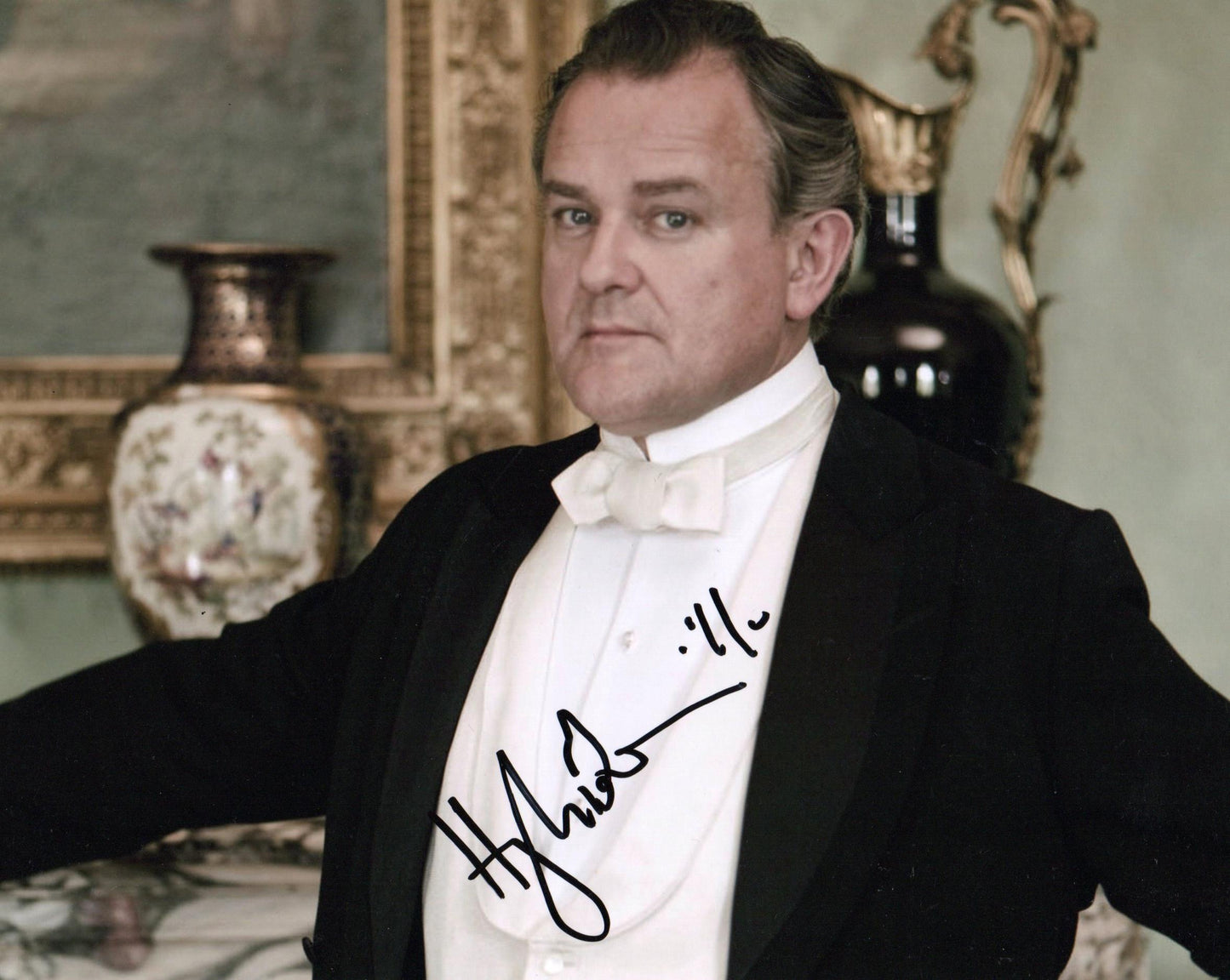 HUGH BONNEVILLE SIGNED DOWNTON ABBEY 8X10 PHOTO (5)
