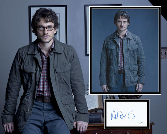 HUGH DANCY SIGNED HANNIBAL PHOTO MOUNT ALSO ACOA