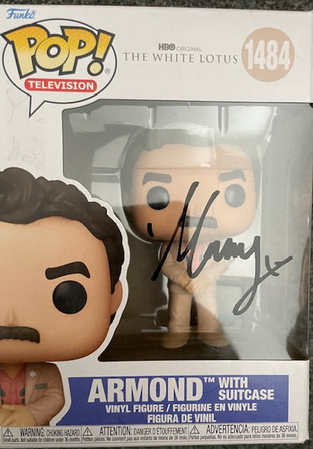 MURRAY BARTLETT SIGNED ARMOND THE WHITE LOTUS FUNKO POP (1) ALSO SWAU
