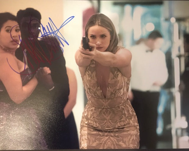 SHANTEL VANSANTEN SIGNED THE FLASH 14X11 PHOTO