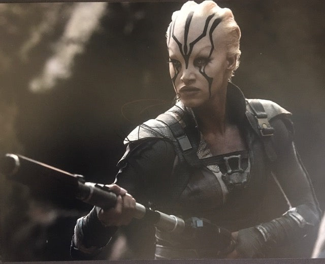 SOFIA BOUTELLA SIGNED STAR TREK 14x11 PHOTO