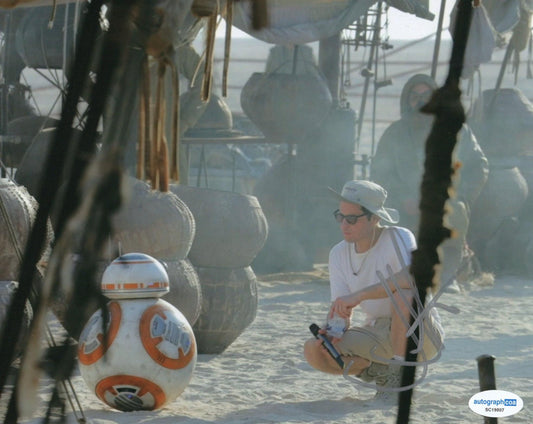JJ ABRAMS SIGNED 8X10 STAR WARS PHOTO (3) ALSO ACOA CERTIFIED