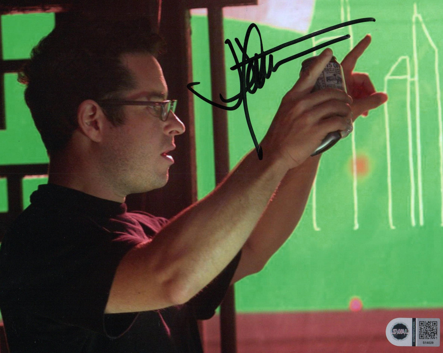 JJ ABRAMS SIGNED 8X10 PHOTO ALSO SWAU
