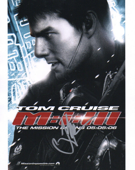 JJ ABRAMS SIGNED MISSION IMPOSSIBLE 8X10 PHOTO