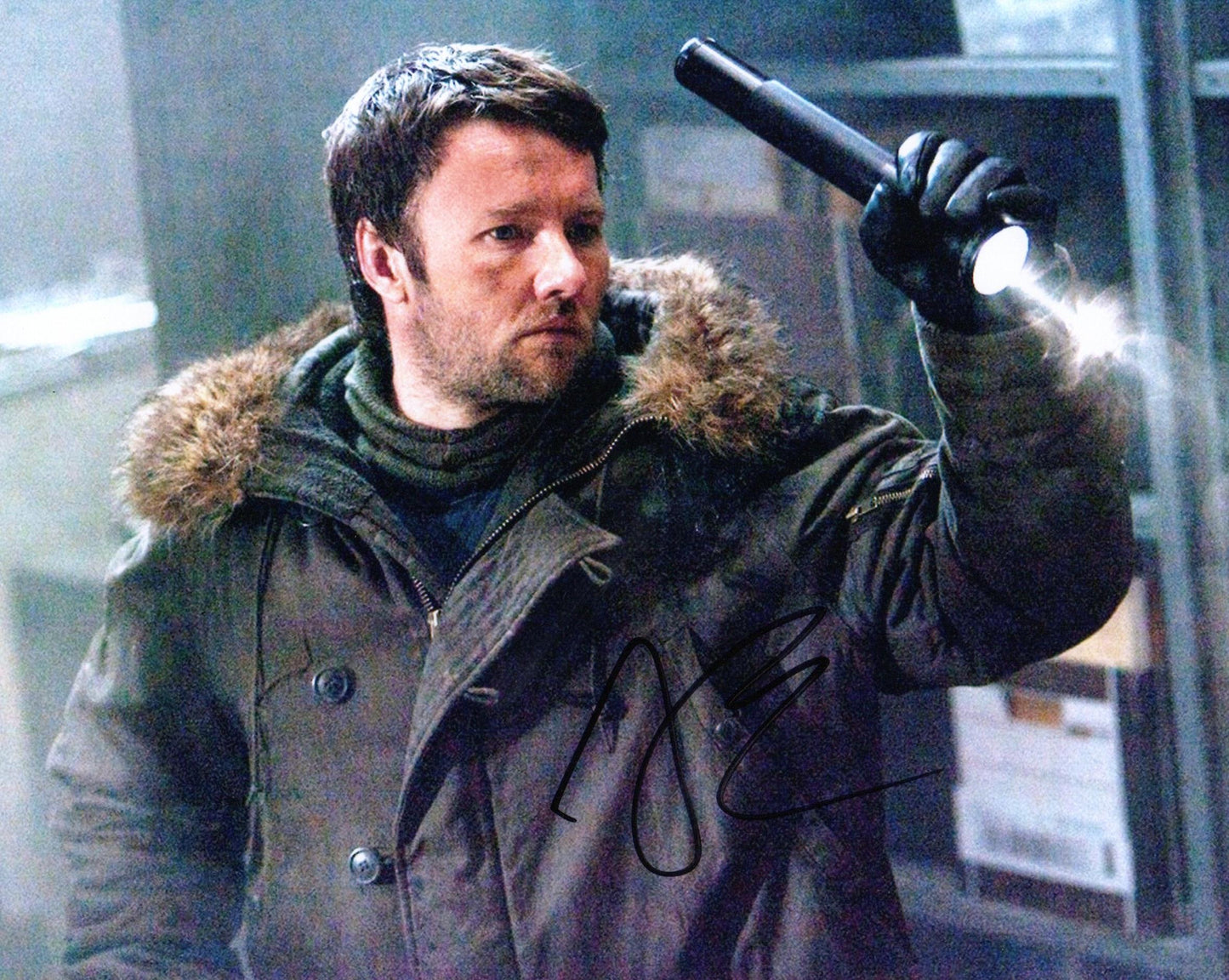 JOEL EDGERTON SIGNED THE THING 8X10 PHOTO