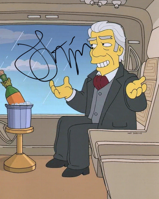 JOHN LITHGOW SIGNED THE SIMPSONS 8X10 PHOTO (1)