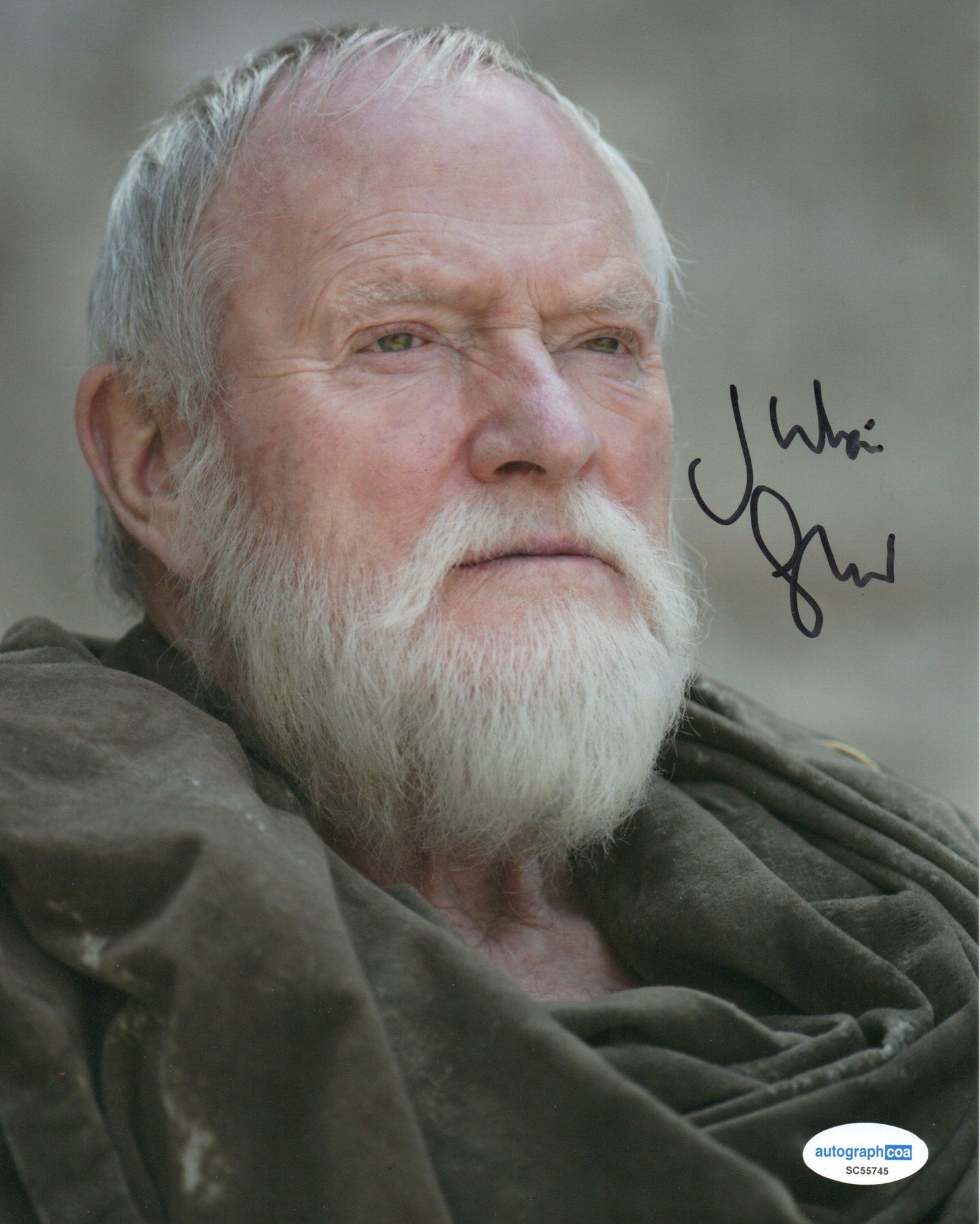 JULIAN GLOVER SIGNED GAME OF THRONES 8X10 PHOTO (2) ALSO ACOA