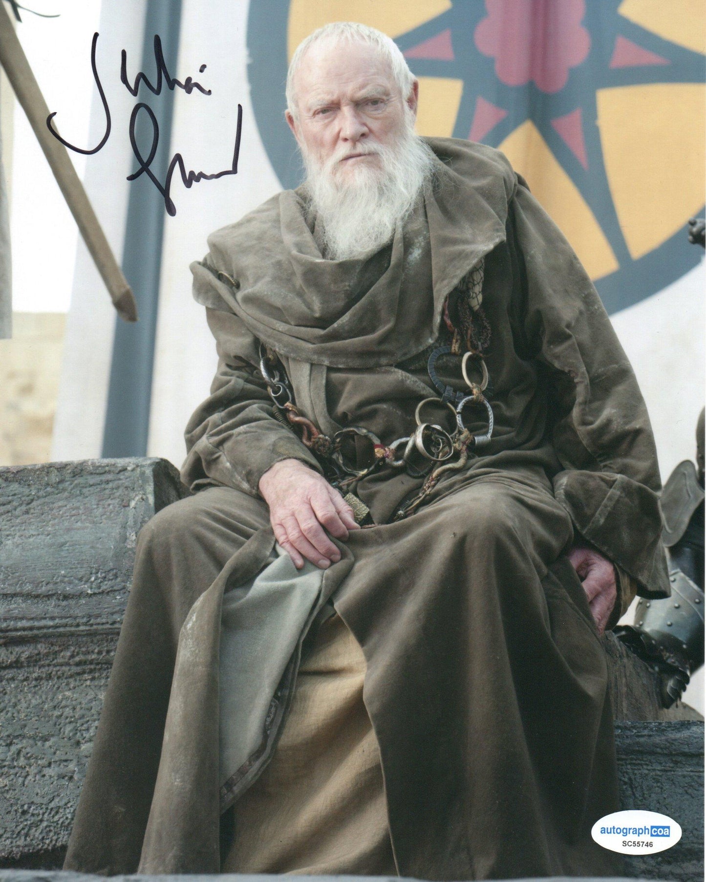 JULIAN GLOVER SIGNED GAME OF THRONES 8X10 PHOTO (3) ALSO ACOA