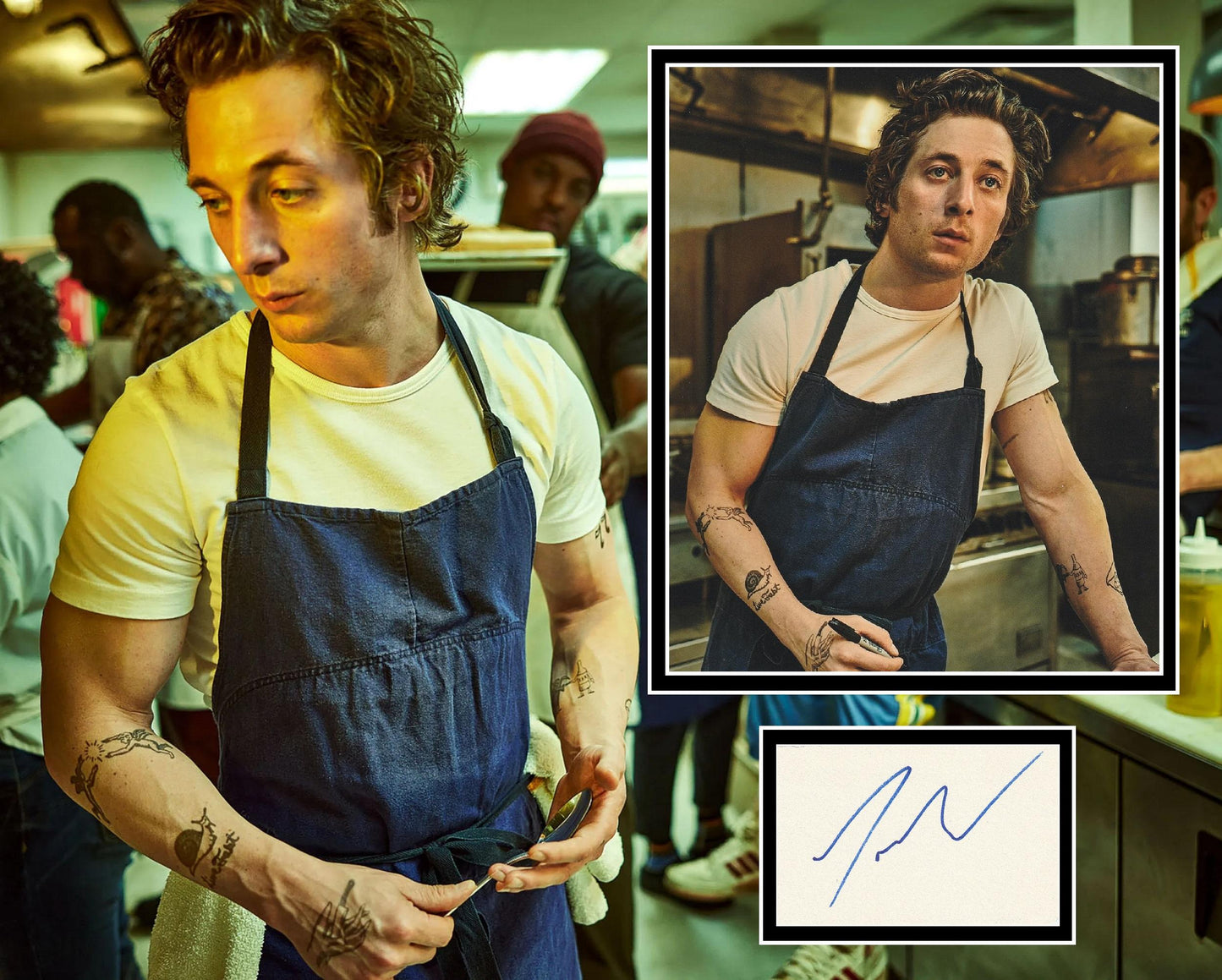JEREMY ALLEN WHITE SIGNED THE BEAR PHOTO MOUNT