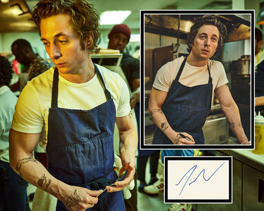 JEREMY ALLEN WHITE SIGNED THE BEAR PHOTO MOUNT