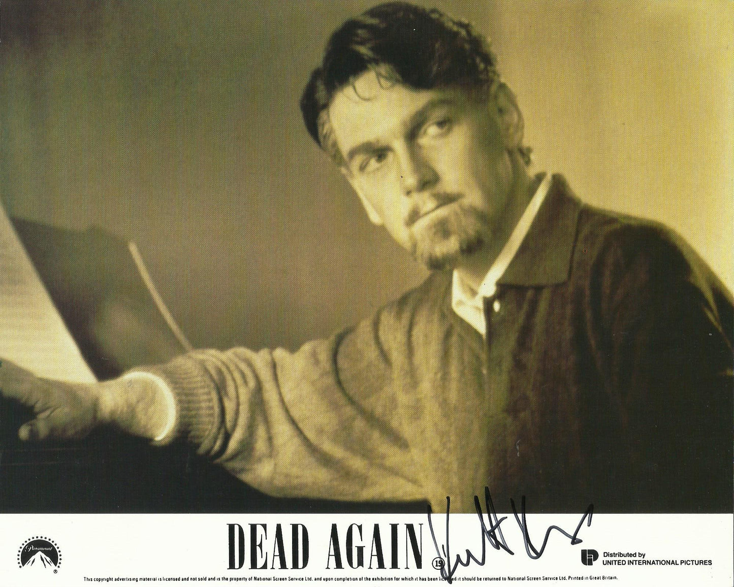 KENNETH BRANAGH SIGNED DEAD AGAIN 8X10 PHOTO (1)