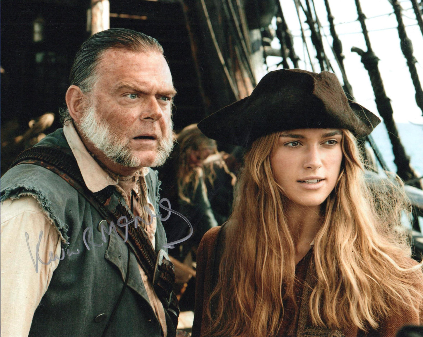 KEVIN MCNALLY SIGNED PIRATES OF THE CARIBBEAN 8X10 PHOTO (1)
