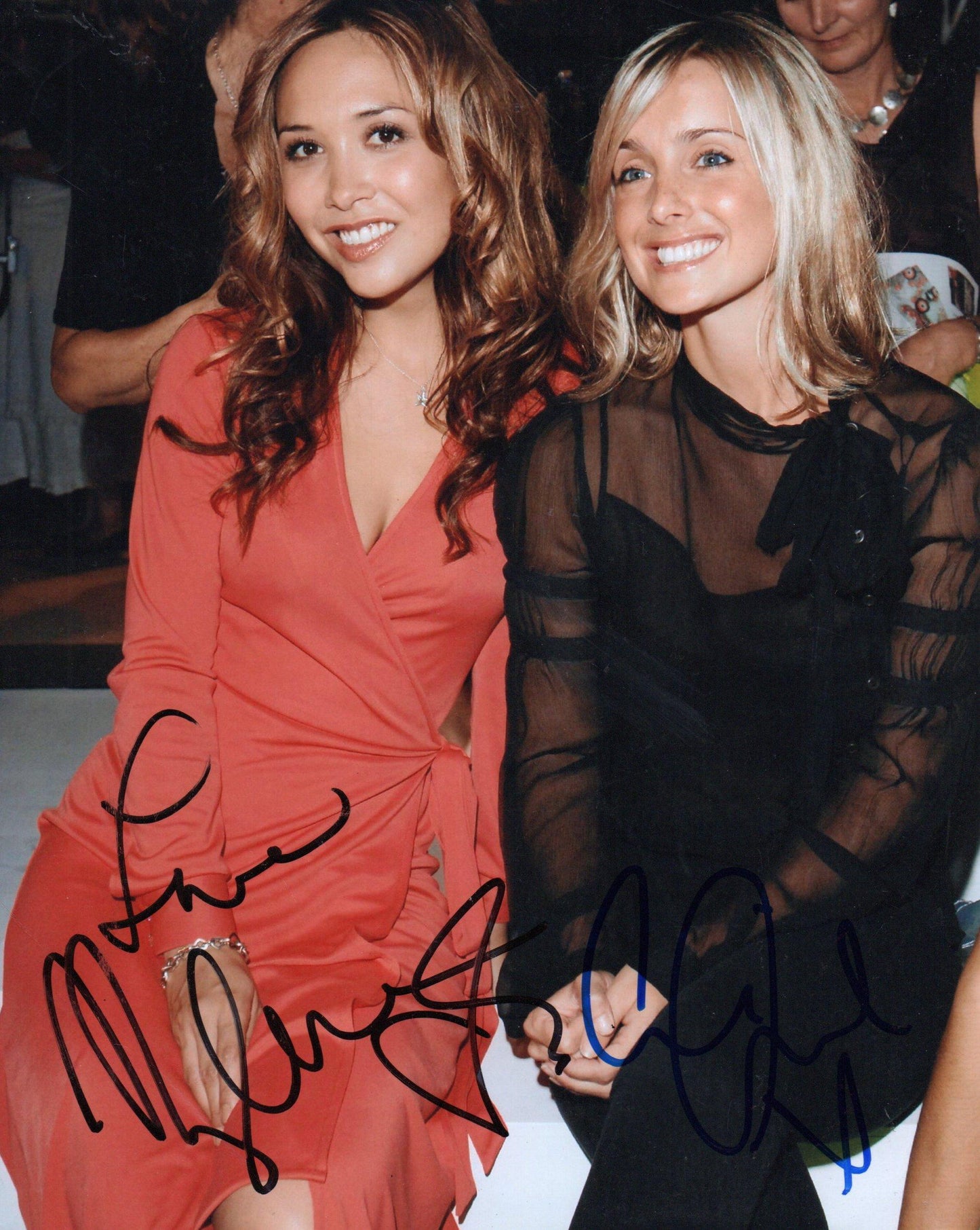 MYLEENE KLASS AND LOUISE SIGNED SEXY 10X8 PHOTO (1)