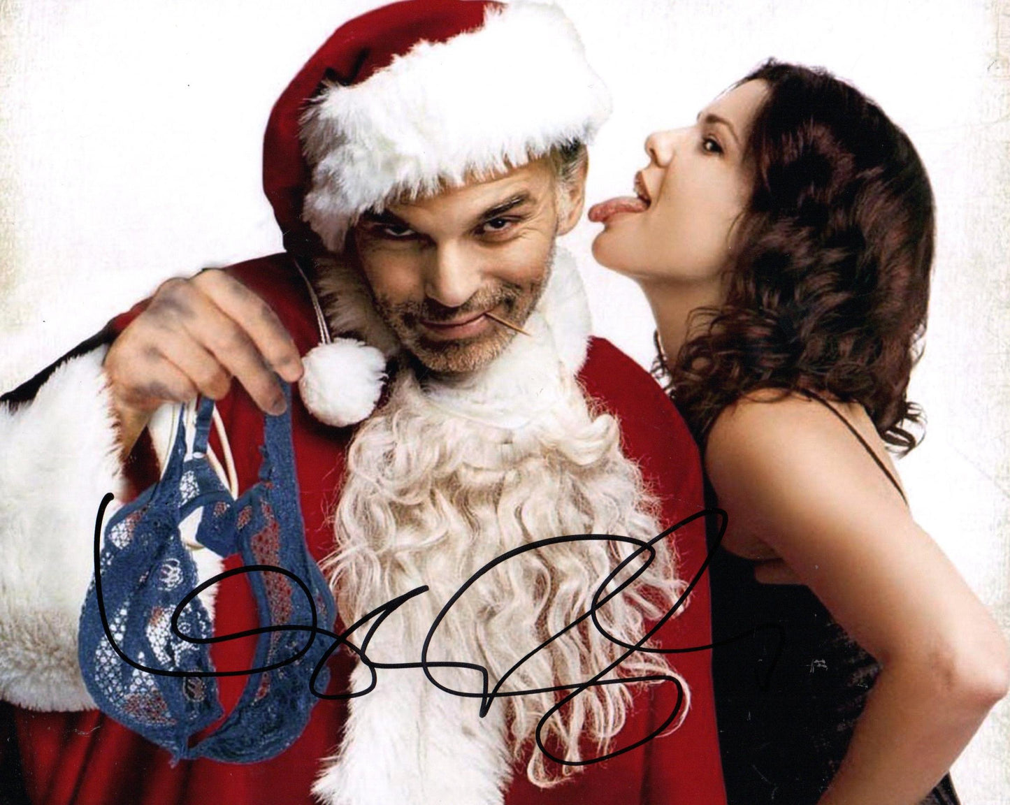 LAUREN GRAHAM SIGNED BAD SANTA 10X8 PHOTO (1)