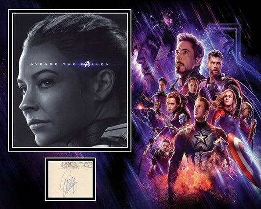 EVANGELINE LILLY SIGNED AVENGERS PHOTO MOUNT UACC REG 242