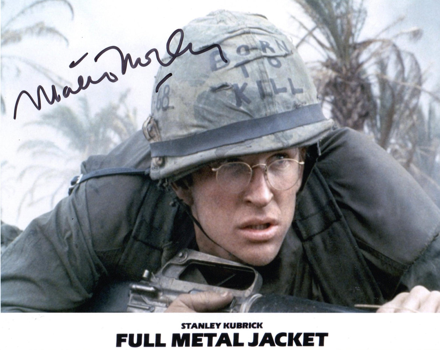 MATTHEW MODINE SIGNED FULL METAL JACKET 8X10 PHOTO (1)