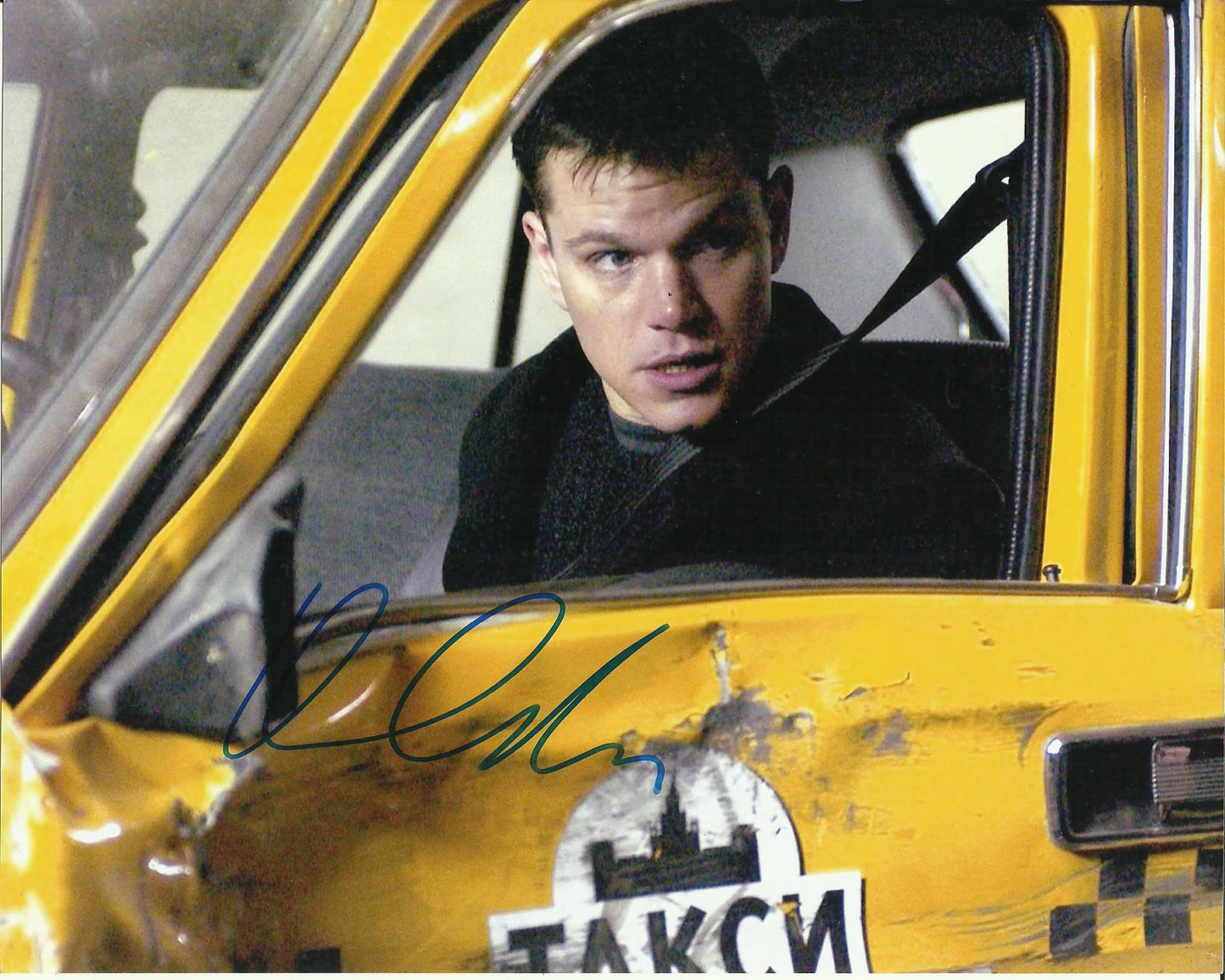 MATT DAMON SIGNED BOURNE 8X10 PHOTO (6)