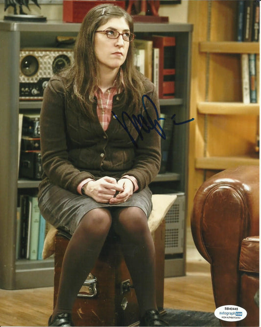MAYIM BIALIK SIGNED THE BIG BANG THEORY 10X8 PHOTO (7) ALSO ACOA