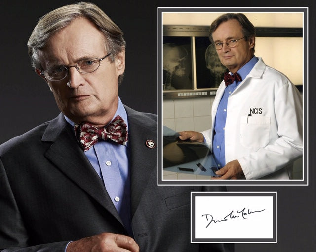 DAVID McCALLUM SIGNED NCIS PHOTO MOUNT UACC REG 242