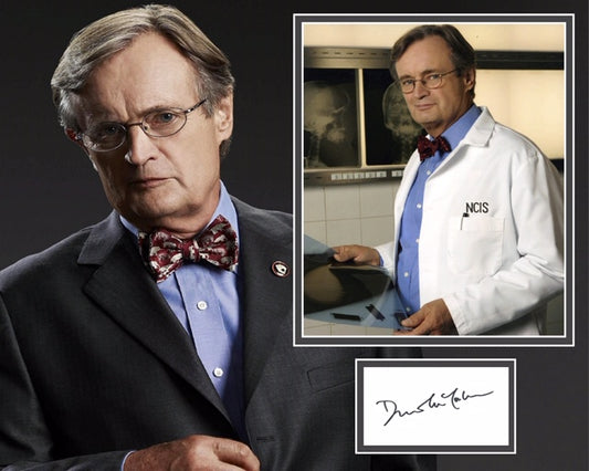 DAVID McCALLUM SIGNED NCIS PHOTO MOUNT UACC REG 242