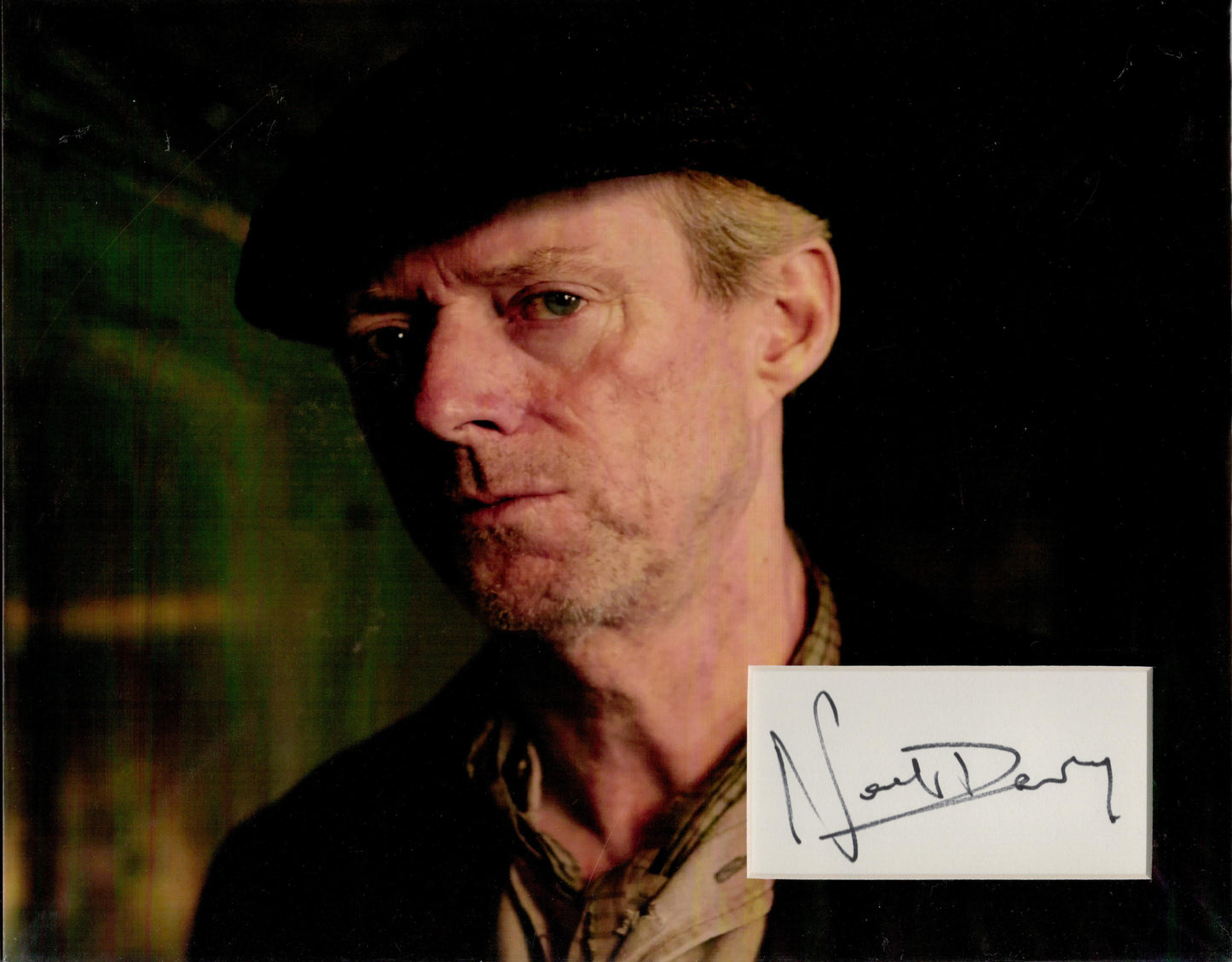 NED DENNEHY SIGNED 14X11 PEAKY BLINDERS PHOTO MOUNT (2)