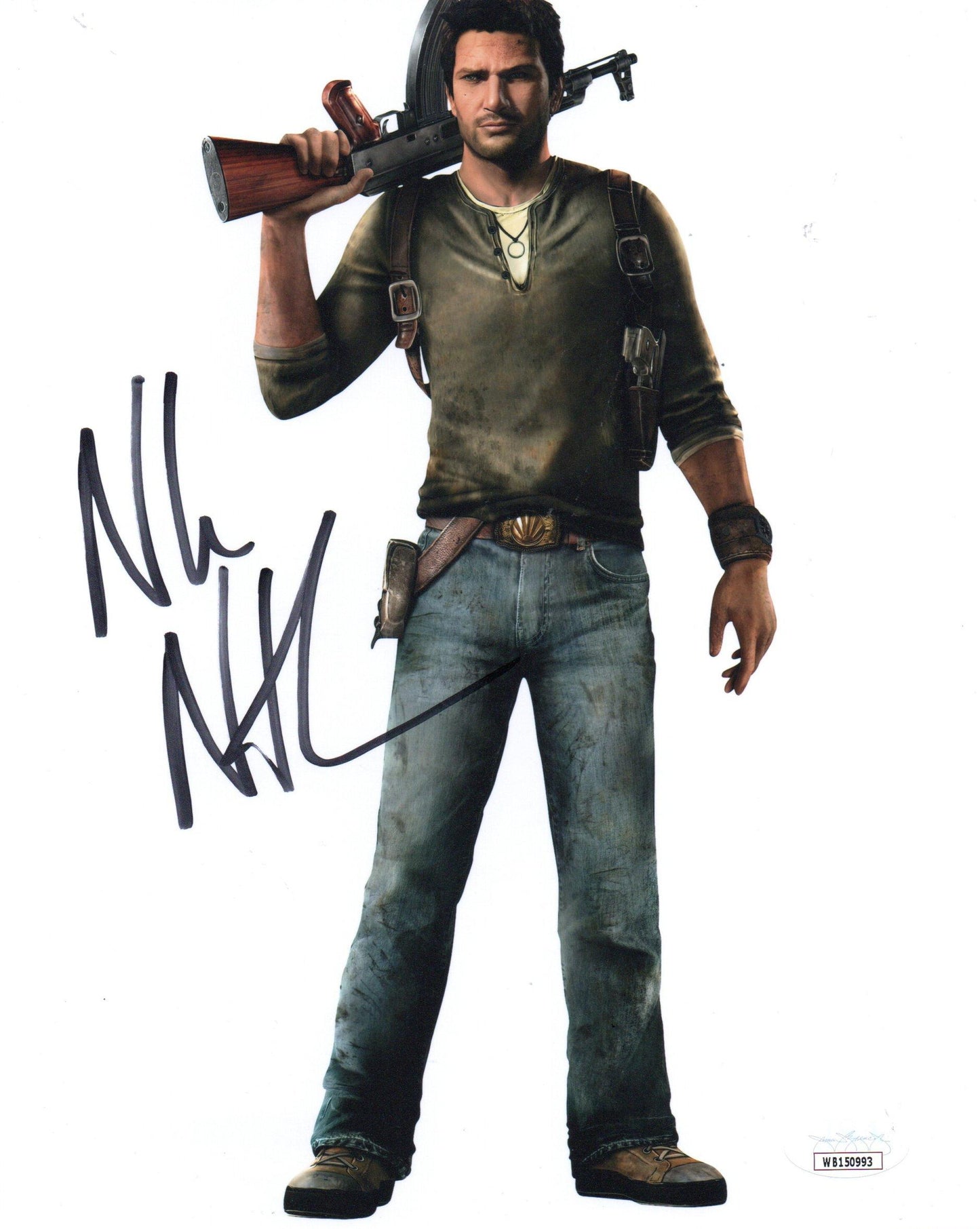 NOLAN NORTH SIGNED UNCHARTED 8X10 PHOTO (1) ALSO JSA