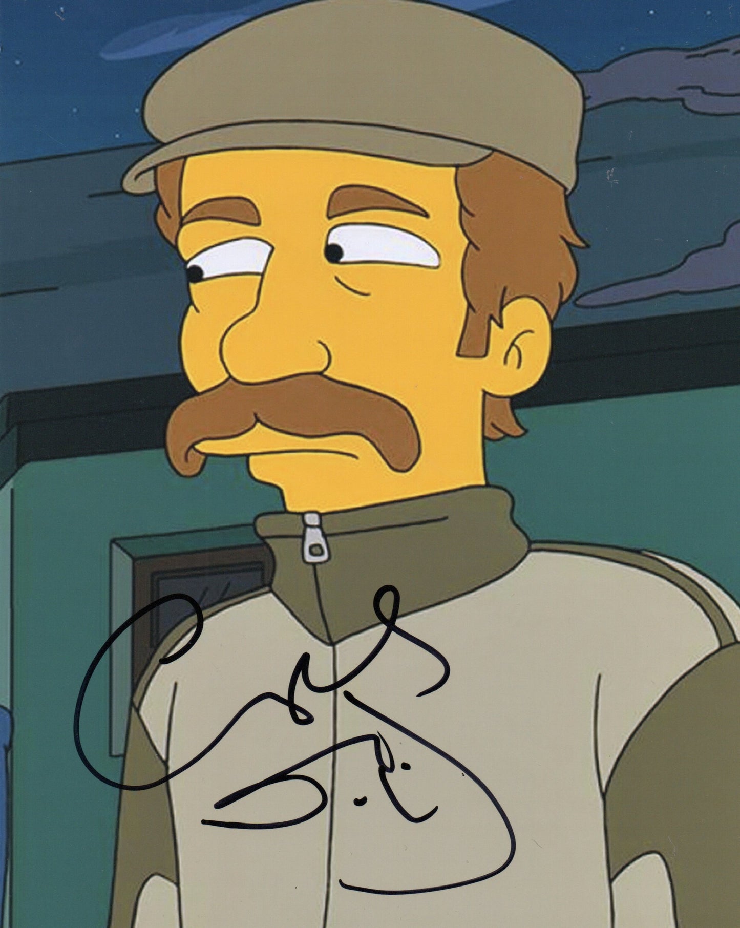 CHRIS O'DOWD SIGNED THE SIMPSONS 8X10 PHOTO