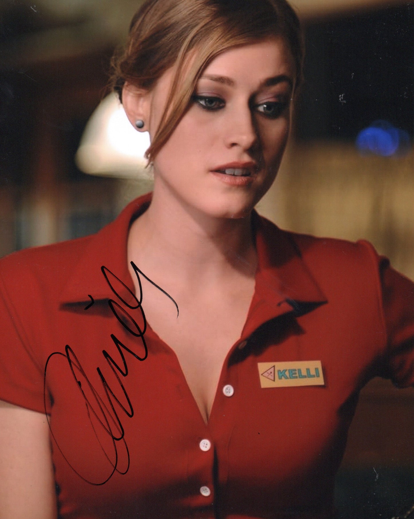 OLIVIA TAYLOR DUDLEY SIGNED THE BARBER 10X8 PHOTO (1)
