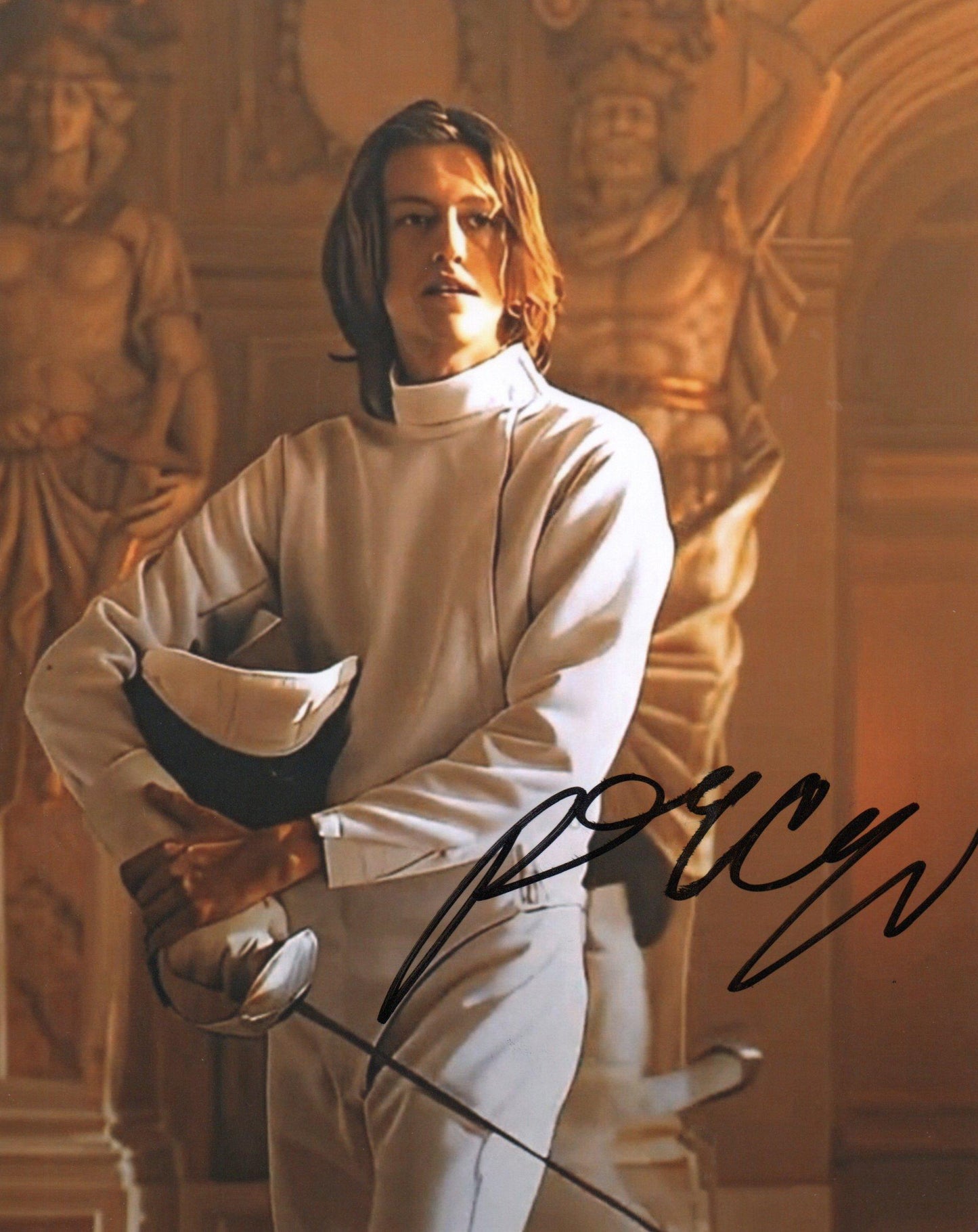 PERRY HYNES WHITE SIGNED WEDNESDAY 8X10 PHOTO (2)