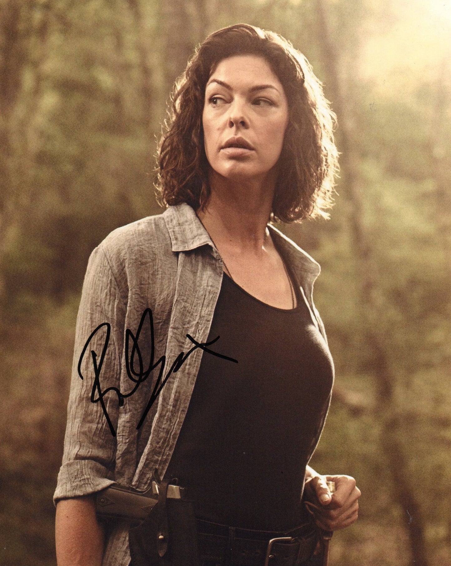 POLLYANNA MCINTOSH SIGNED THE WALKING DEAD 10X8 PHOTO (2)