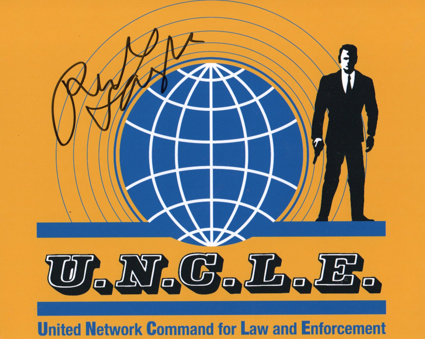 ROBERT VAUGHN SIGNED MAN FROM UNCLE 8X10 PHOTO (5)